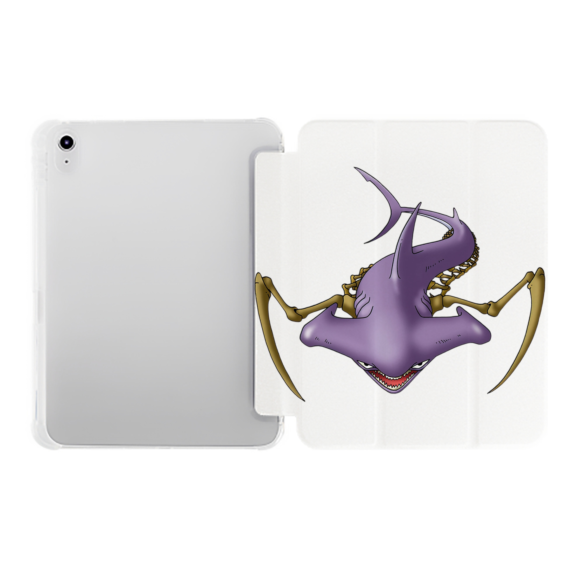 （画像用） ドラゴンクエスト Doragon Kuesuto Dragon Quest IPad ケース ペン収納付き 三つ折りスタンド PUレザー×シリコン 対応機種9.5/10.5/10.9インチ